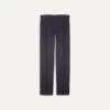Navy Cotton Drill Single Pleat Trouser -Drakes Shop DR2A6E21375 01250 1