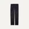 Navy Mid-Wale Corduroy Single Pleat Trouser