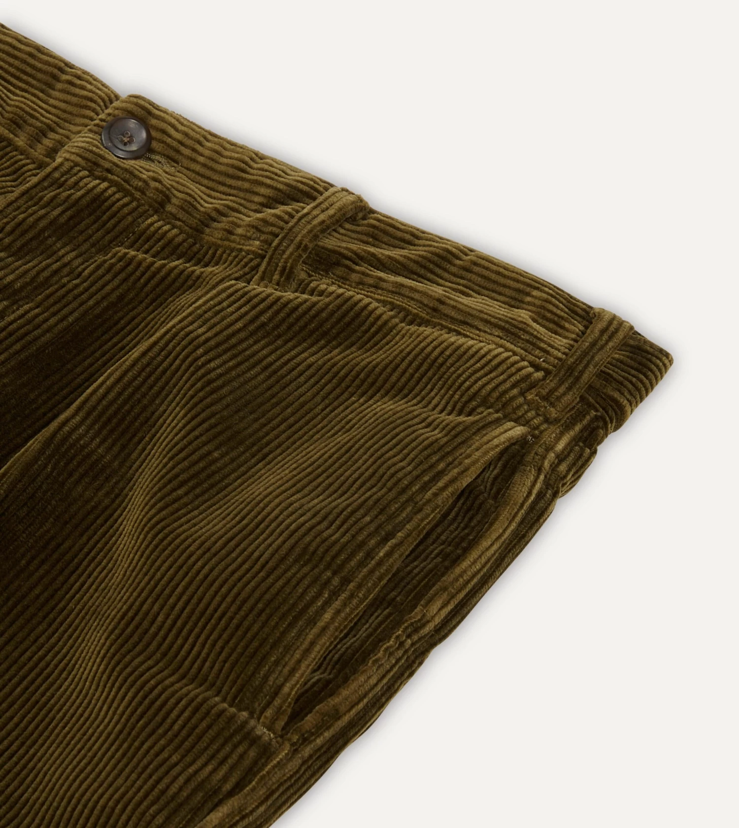 Olive Cotton Corduroy Games Trousers 6 Olive Cotton Corduroy Games Trousers - Image 4