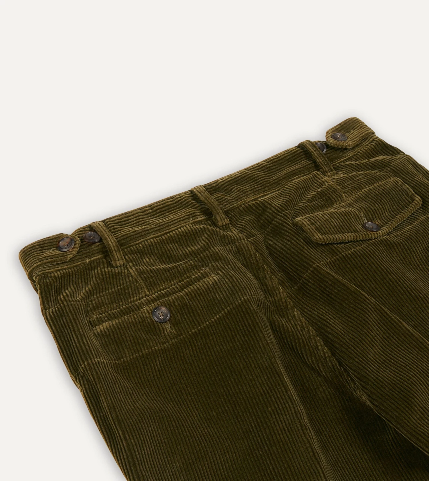 Olive Cotton Corduroy Games Trousers 7 Olive Cotton Corduroy Games Trousers - Image 5