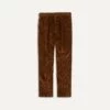 Russet Cotton Corduroy Games Trousers -Drakes Shop DR2A6E22619 03300 1