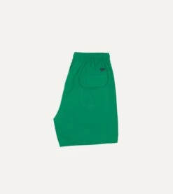 Green Nylon Drawstring Swim Shorts -Drakes Shop DR2A6G 23080 03 400 6