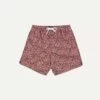 Giraffe Print Nylon Drawstring Swim Shorts -Drakes Shop DR2A6G23078 01661 1