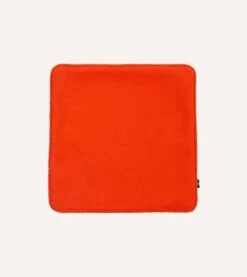 Orange Casentino Wool Cushion Cover -Drakes Shop DR3CA023622 02800 3