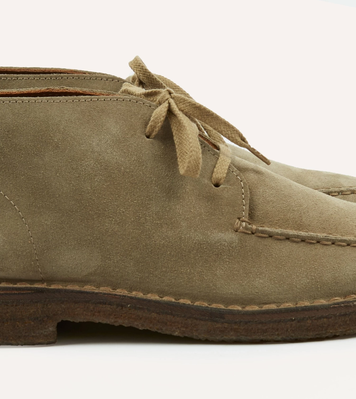 Crosby Moc-Toe Chukka Boot Sand Suede 5 Crosby Moc-Toe Chukka Boot Sand Suede - Image 3
