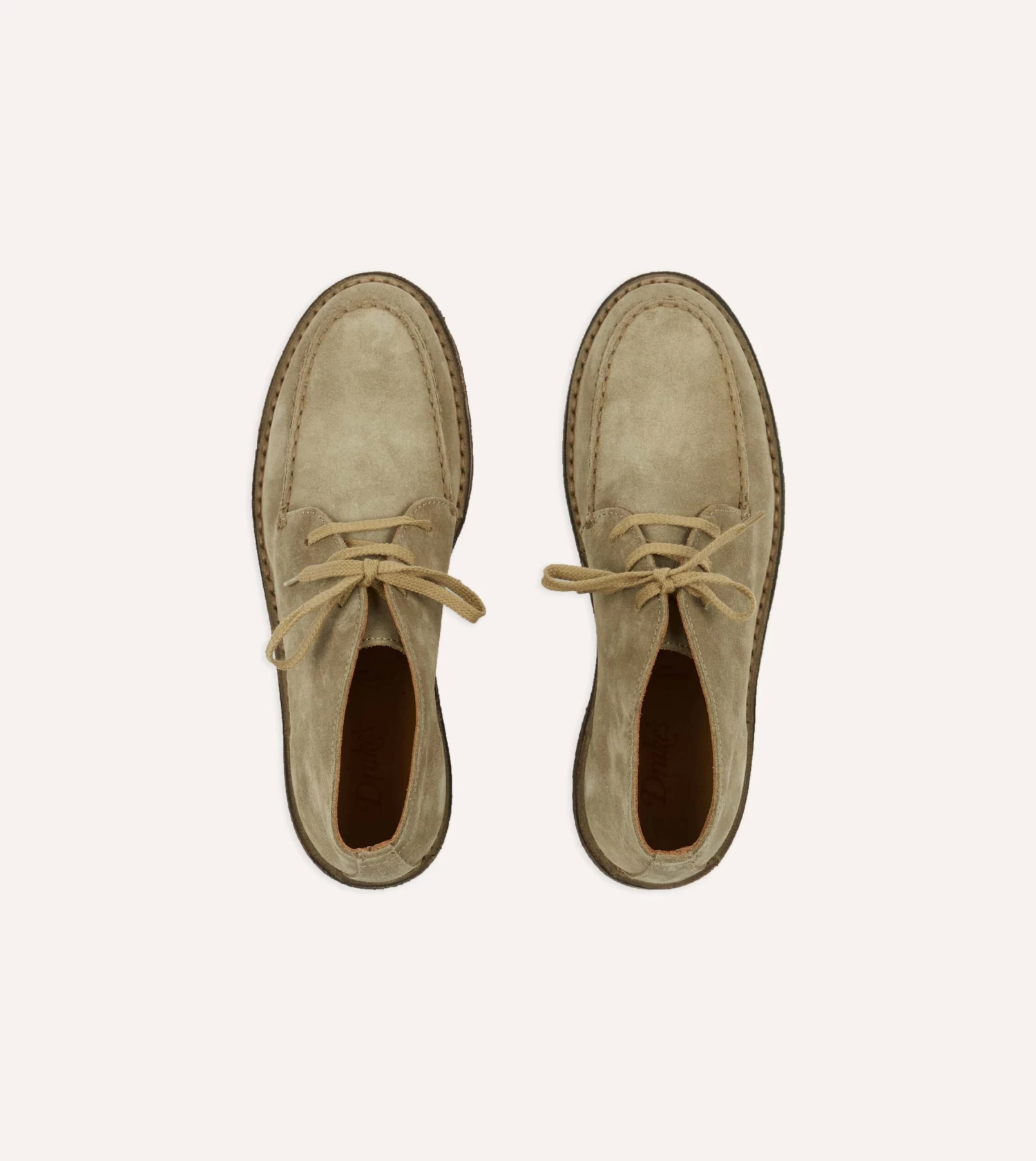 Crosby Moc-Toe Chukka Boot Sand Suede 6 Crosby Moc-Toe Chukka Boot Sand Suede - Image 4