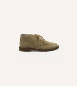 Crosby Moc-Toe Chukka Boot Sand Suede 13 Crosby Moc-Toe Chukka Boot Sand Suede -Drakes Shop DRIAF318054 01300 6