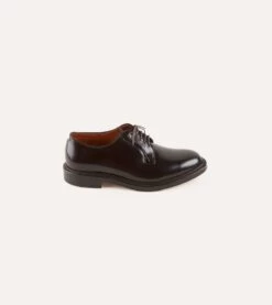 Alden Burgundy Cordovan Plain Toe Blucher -Drakes Shop FOO ALLEA 18942 001 1