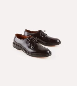Alden Burgundy Cordovan Plain Toe Blucher