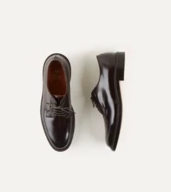 Alden Burgundy Cordovan Plain Toe Blucher -Drakes Shop FOO ALLEA 18942 001 4