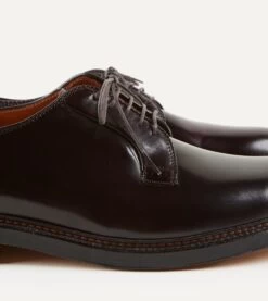 Alden Burgundy Cordovan Plain Toe Blucher -Drakes Shop FOO ALLEA 18942 001 6