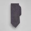 Grey Pure Cashmere Solid Tipped Tie -Drakes Shop QCA80N 01211 005 1