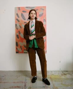 Russet Cotton Corduroy Games Blazer Mk. I -Drakes Shop RussettGames