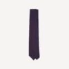 Purple Pure Cashmere Solid Tipped Tie 2 Purple Pure Cashmere Solid Tipped Tie -Drakes Shop TIE QCA80N 01211 007 2