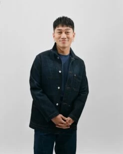 Indigo Rinse Denim Five-Pocket Chore Jacket -Drakes Shop indigodenimchore fd1fd9f6 31d5 4de1 804f 62d47d9c0468